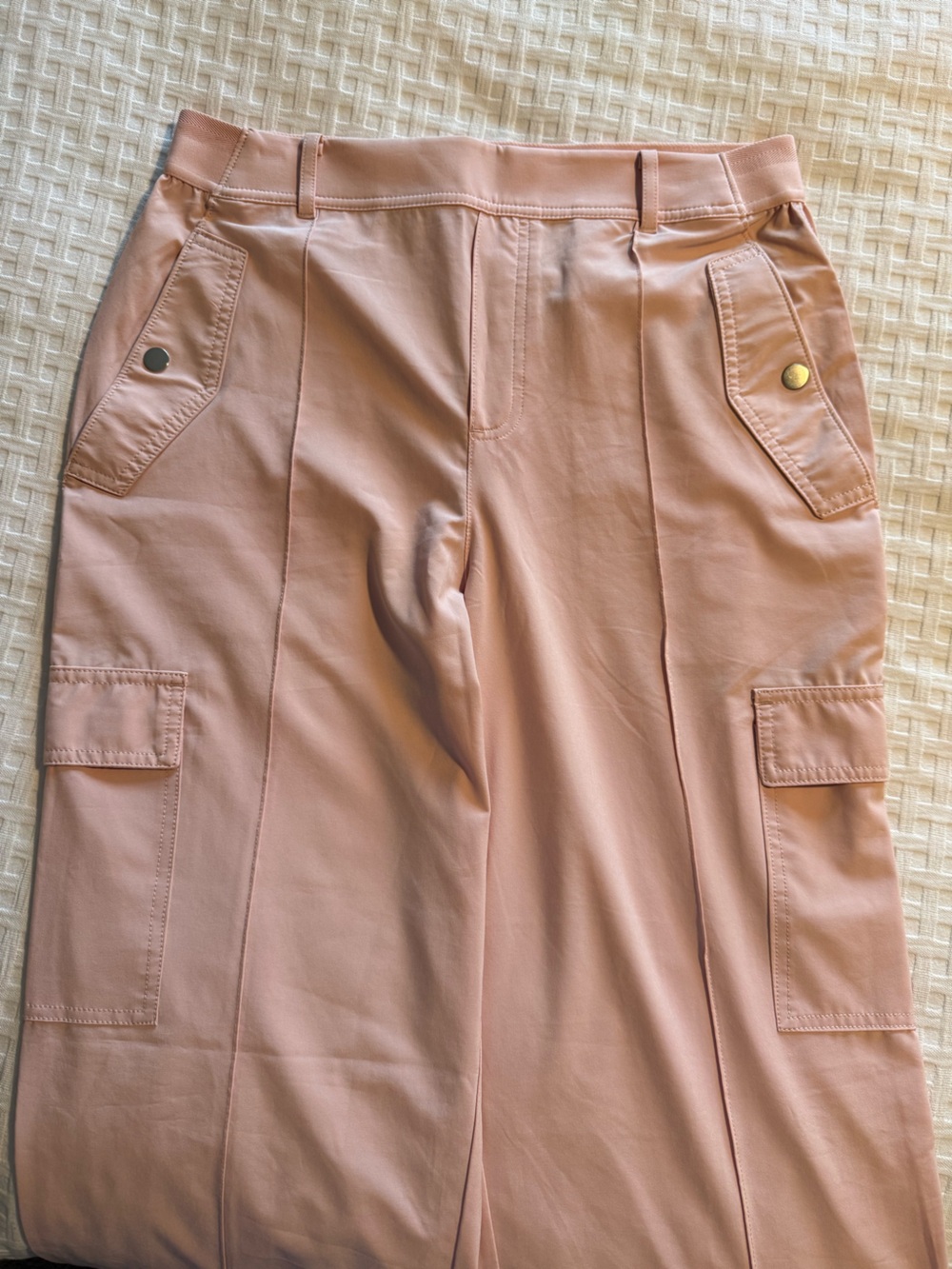 NWOT.  Never worn Athleta Dusty Rose Cargo Pocket Pants; lightweight
